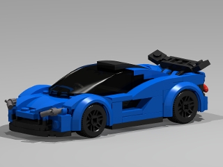 lego moc mclaren p1