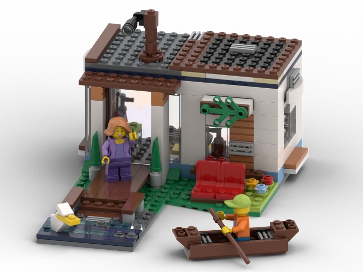 31068 Lakeside Home (medium build) from BrickLink Studio [BrickLink]