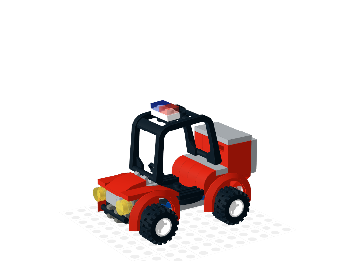 Fire engine from BrickLink Studio [BrickLink]