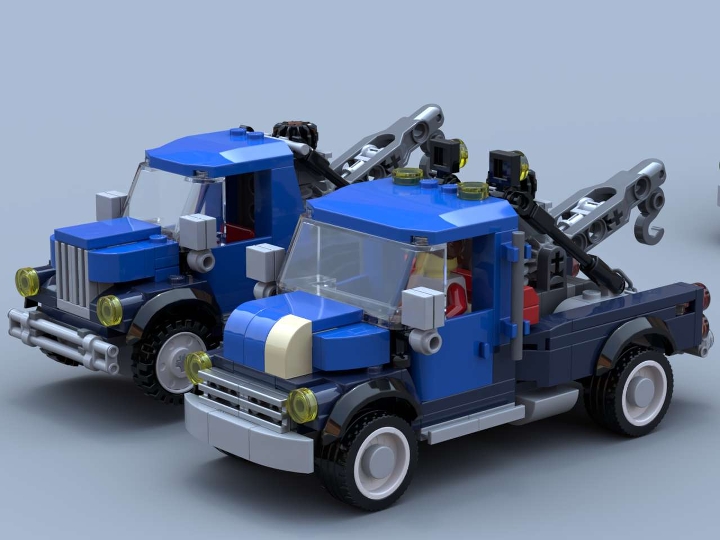 lego tow truck garage