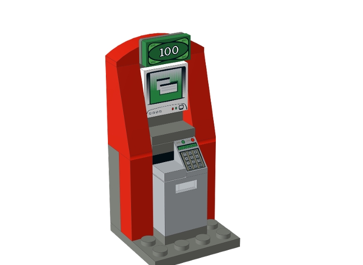 Airport Interior ATM from BrickLink Studio [BrickLink]