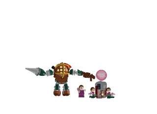 LEGO LAND: Bioshock Big Daddy, Giant Bowser Mech and a Fifth