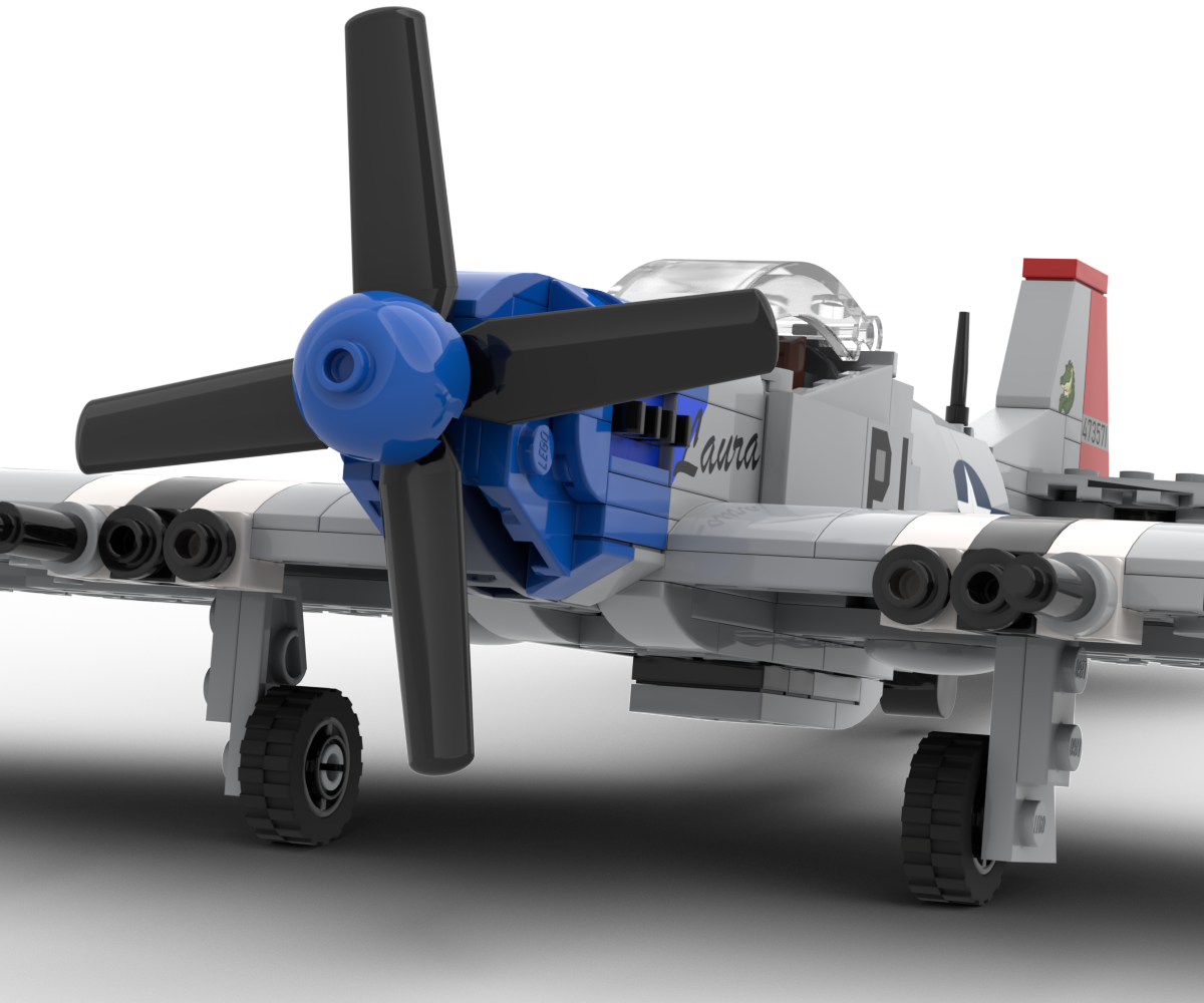 LEGO MOC P 51D Mustang by sebigwon Rebrickable Build with LEGO