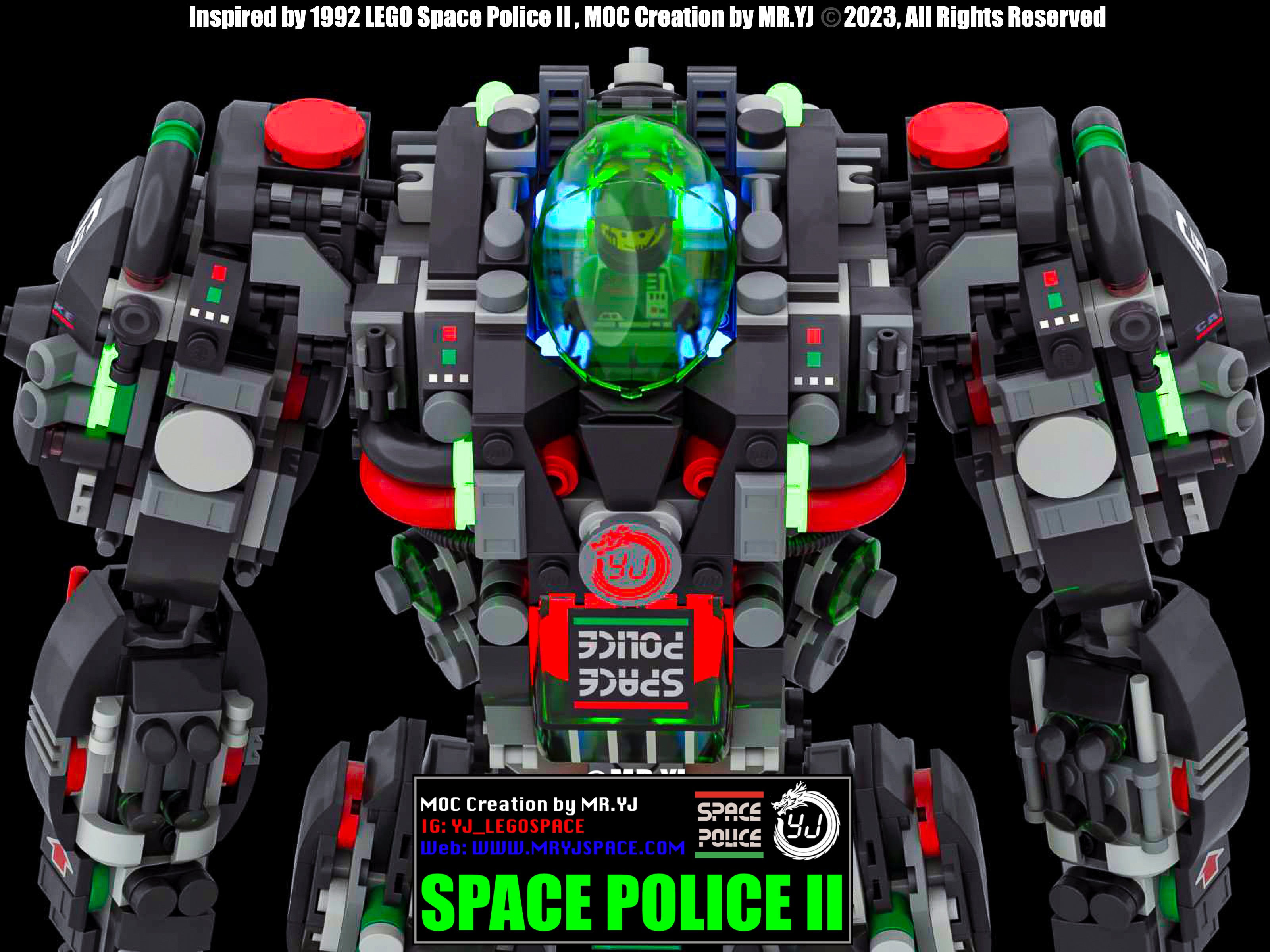 THE SPACE POLICE II MECHA from BrickLink Studio [BrickLink]