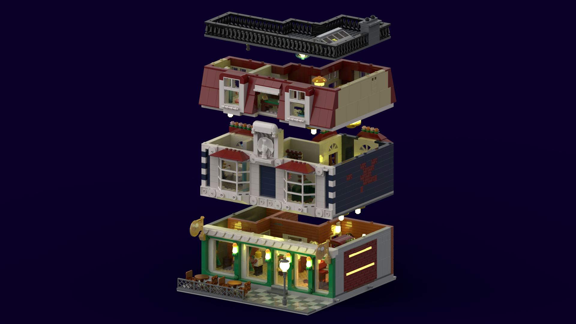 Beer Pub from BrickLink Studio [BrickLink]