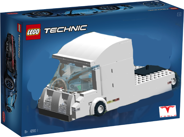 tesla semi truck toy