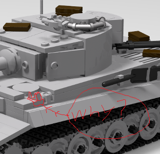Pz.Kpfw. VI Tiger I German Tank - 995 Pieces - BrickArmyToys